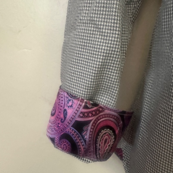 Michelson's London Contrast Long Sleeve Shirt Large Gently worn 100% cotton - Picture 3 of 5